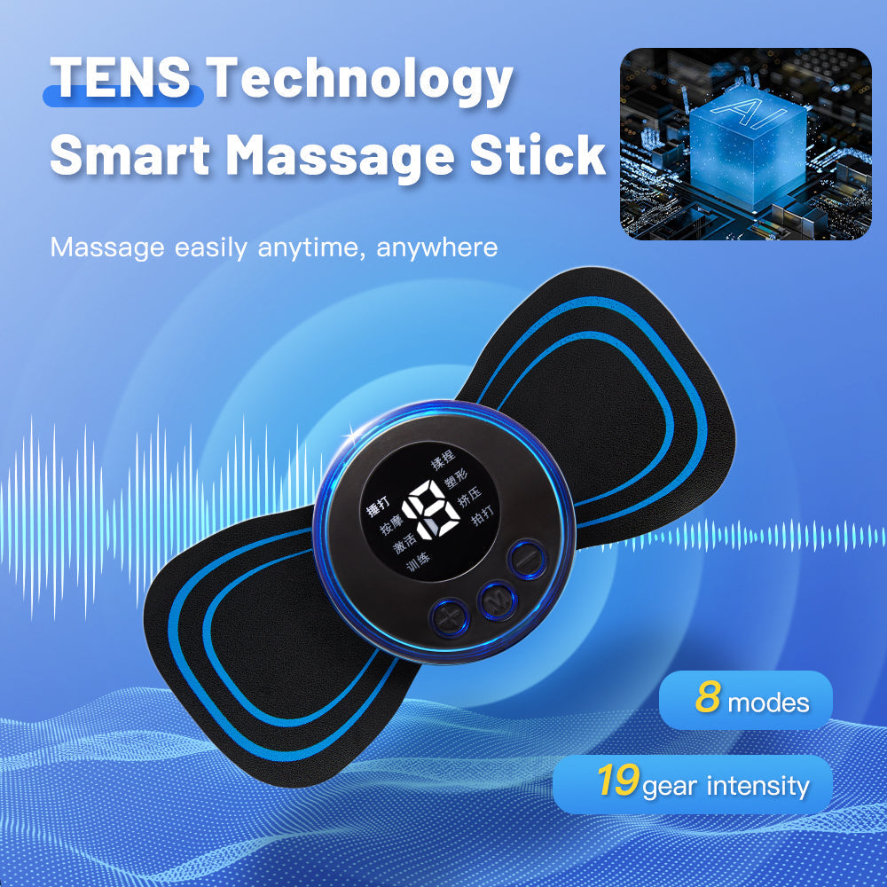 Rechargeable EMS Mini Body Massager Portable  Mini Pain Relief Neck MaProduct Description:
8modes neck massage and free combination modes to choose from. Users can select the appropriate mode according to personal needs; Give you the fRechargeable EMS Mini Body Massager Portable Mini Pain Relief Neck Massager